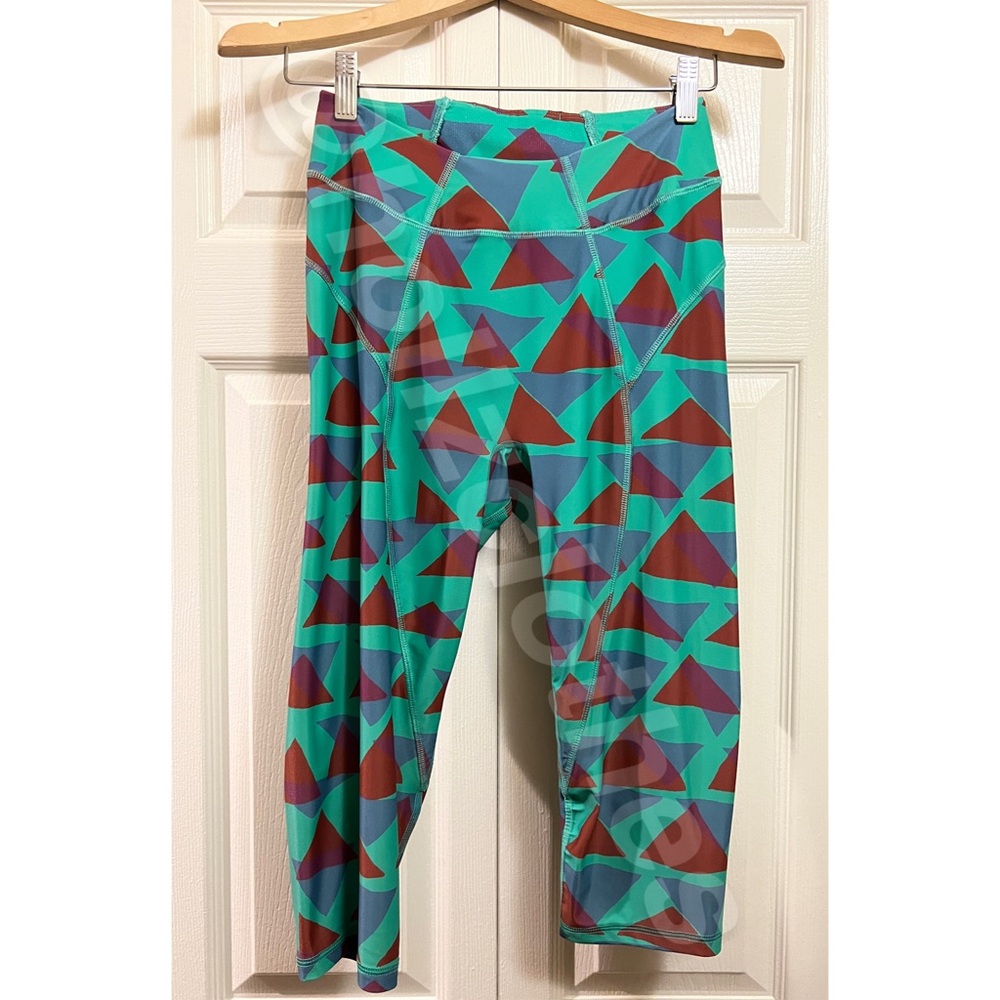 NWOT Free People Make Way Printed Rasher Legging Green S - Picture 4 of 11
